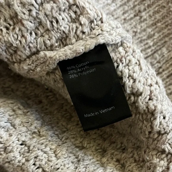 Men's Cream Hooded Sweater - Picture 5 of 6